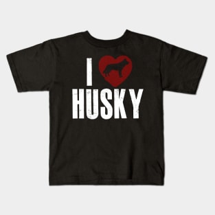 I love my Husky Kids T-Shirt
